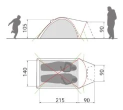 Campo Compact XT 2P Campingzelt - Vaude -Feinbier Unterwegs Geschäft vaude campo compact xt 2p campingzel 14221 170 3686