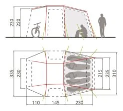 Drive Van XT 5P Autozelt - Vaude -Feinbier Unterwegs Geschäft vaude drive van xt 5p autozelt 12107 505 2913